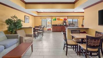 Free buffet breakfast