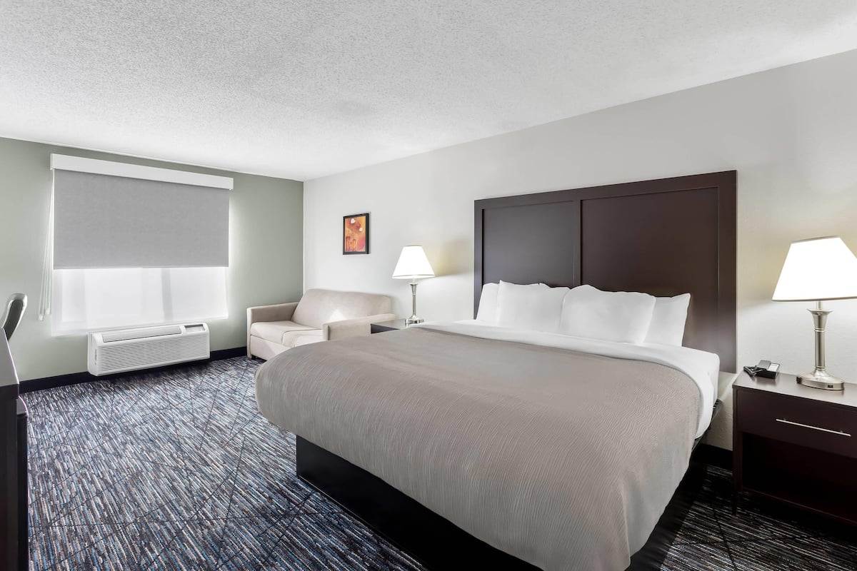 Habitación estándar, para no fumadores (Business King) | Escritorio, tabla de planchar con plancha y cunas gratuitas