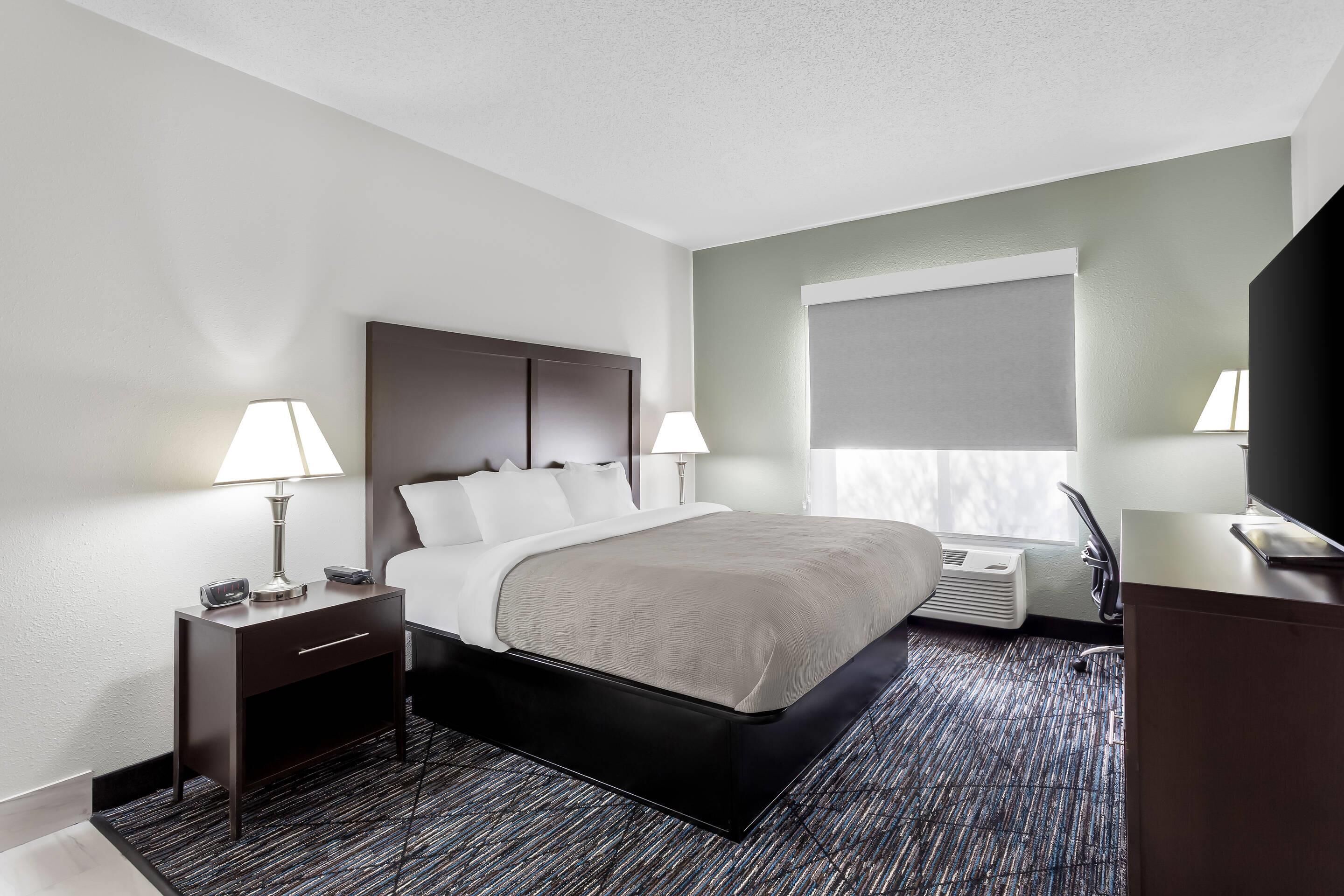 Habitación, 1 cama King size y sofá cama, para no fumadores (Efficiency) | Escritorio, tabla de planchar con plancha y cunas gratuitas 