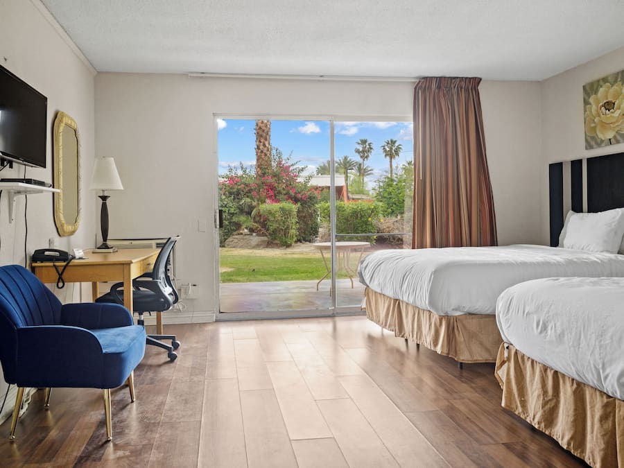 Desk, blackout curtains, iron/ironing board, free WiFi