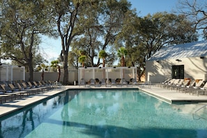 Outdoor pool, open 9:00 AM to 10:00 PM, pool cabanas (surcharge)