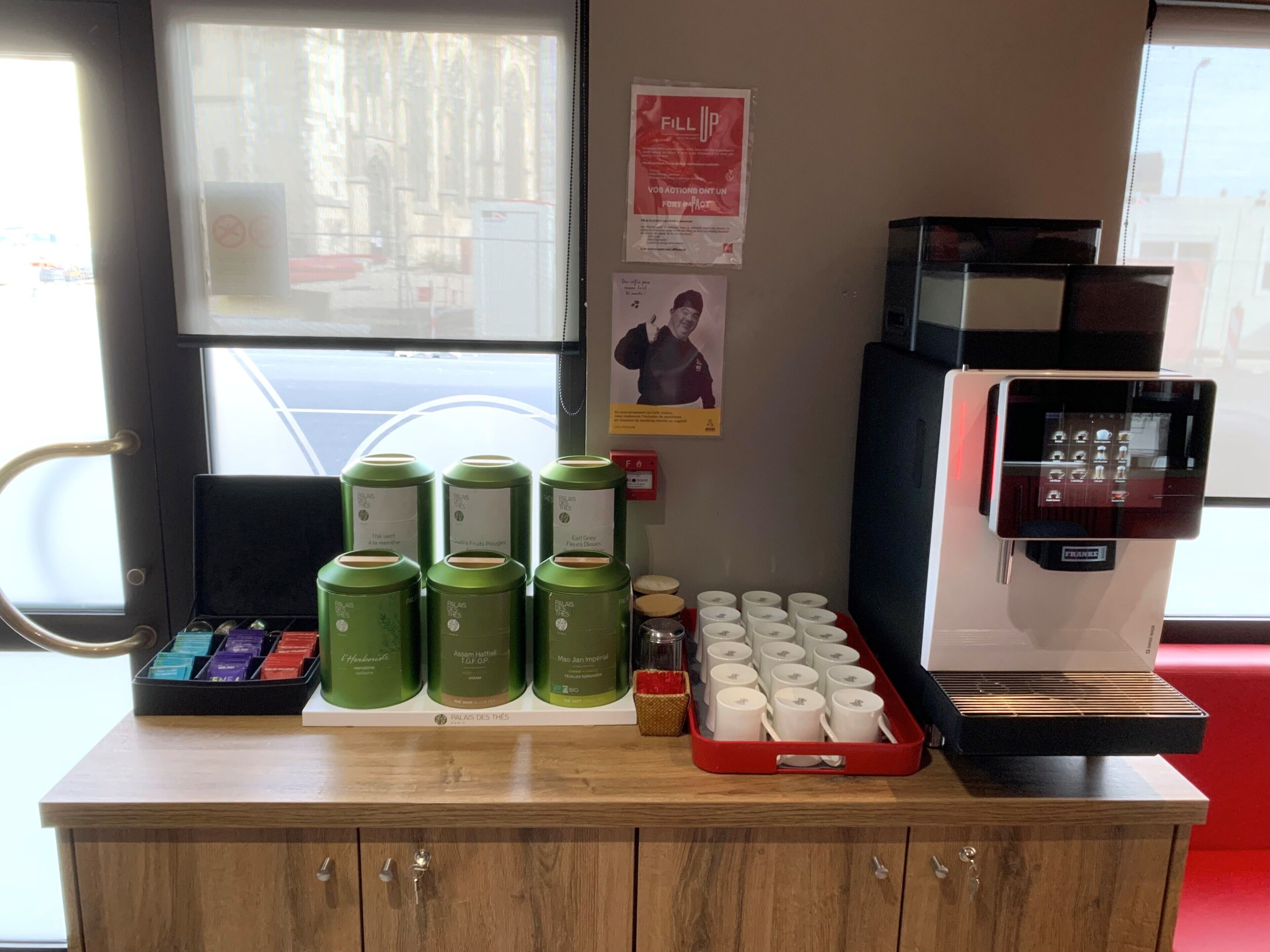 daily buffet breakfast (eur 13.50 per person)