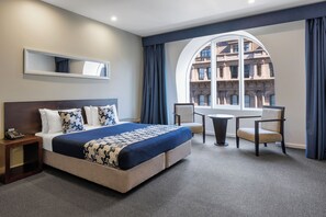 In-room safe, blackout drapes, iron/ironing board, cribs/infant beds