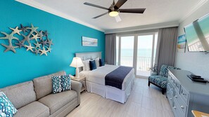 611 - Gulf View King Executive | Premium bedding, in-room safe, individually decorated