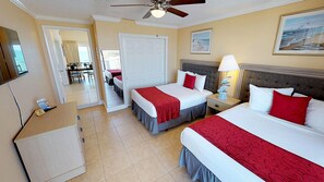 Penthouse (Gulf View/615) | Seprai premium, brankas, dan didekorasi berbeda-beda