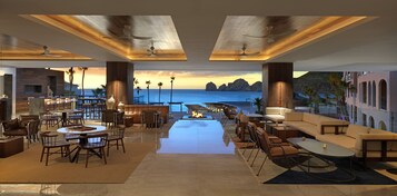 Sala de estar en el lobby