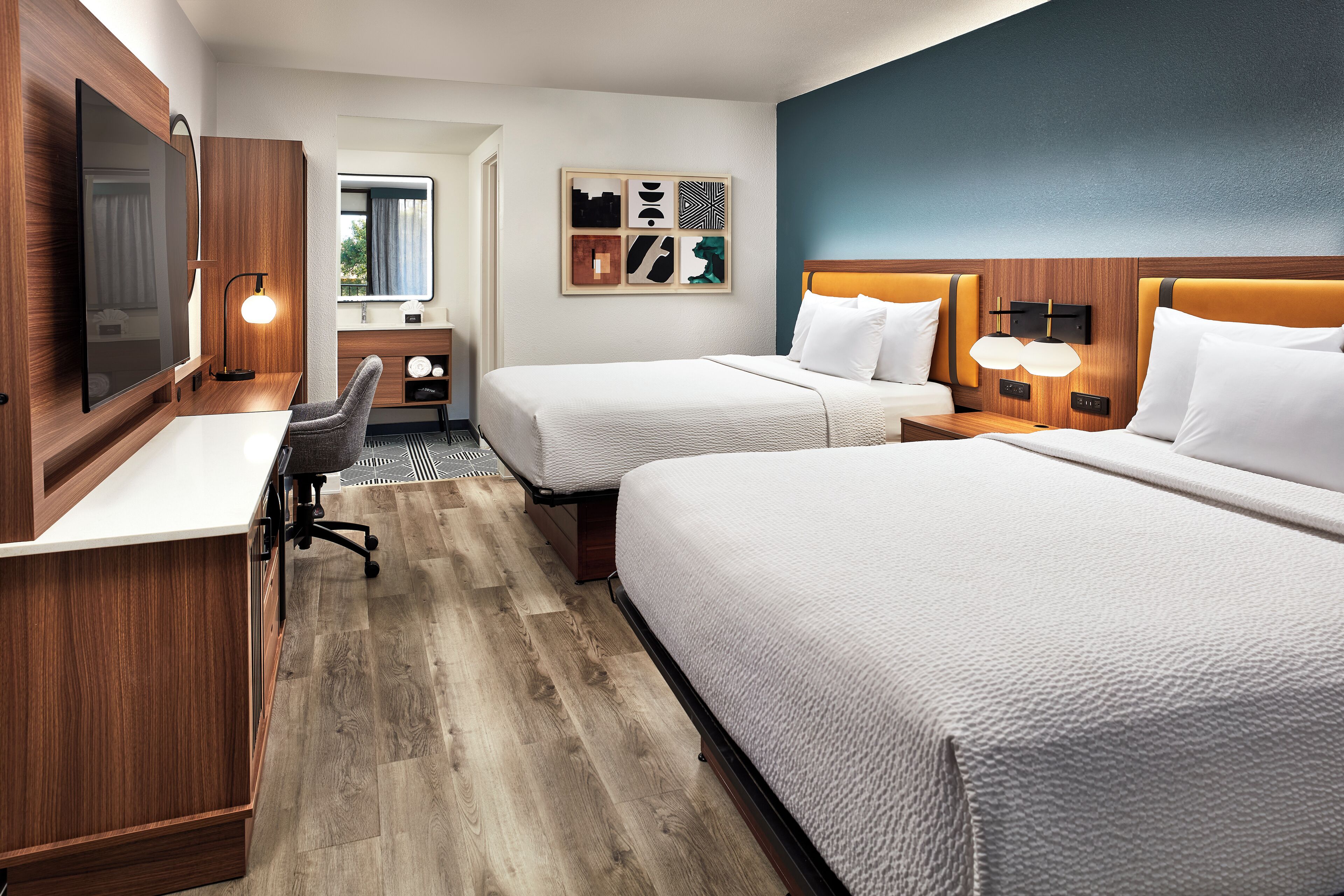 Zimmer, 2 Queen-Betten, Nichtraucher