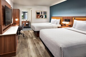 Room, 2 Queen Beds, Non Smoking | Desk, iron/ironing board, free cribs/infant beds, free WiFi