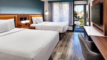Room, 2 Queen Beds, Non Smoking | Desk, iron/ironing board, free cribs/infant beds, free WiFi
