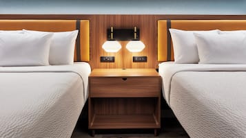 Room, 2 Queen Beds, Non Smoking | Desk, iron/ironing board, free cots/infant beds, free WiFi