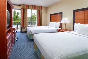 Room, 2 Queen Beds, Non Smoking | Desk, iron/ironing board, free cribs/infant beds, free WiFi