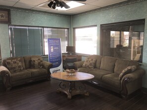 Lobby sitting area