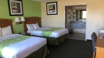 Standard Double Room, 2 Double Beds, Non Smoking | Desk, iron/ironing board, free WiFi