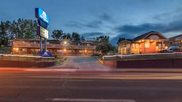 Front of property – evening/night