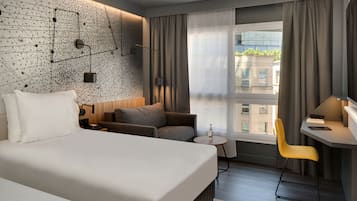 Standard Twin Room, 2 Twin Beds | Premium bedding, desk, blackout drapes, soundproofing