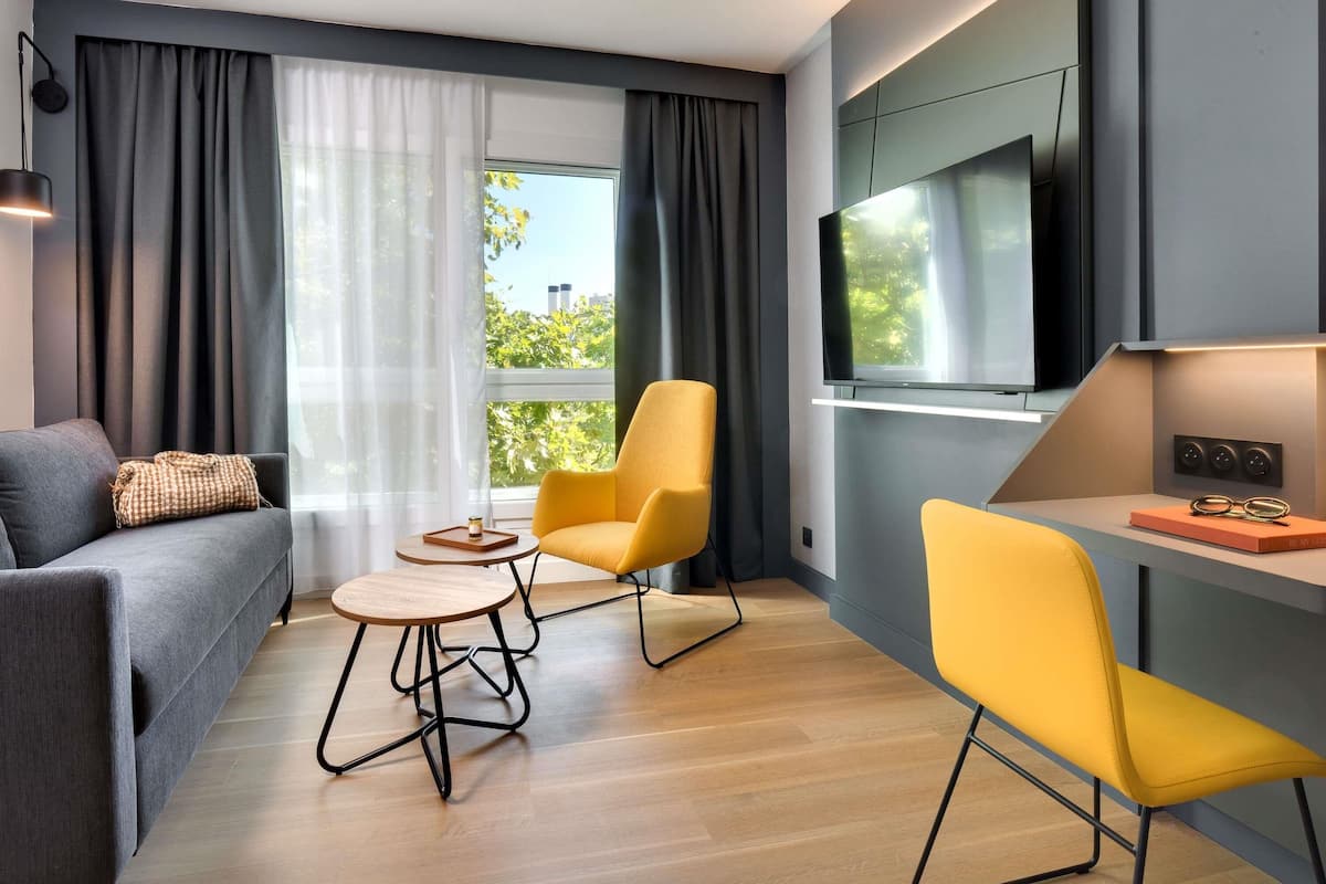 Privilege, Suite, 1 Double Bed with Sofa bed | Premium bedding, desk, blackout curtains, soundproofing