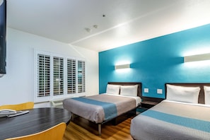 Free WiFi, bed sheets