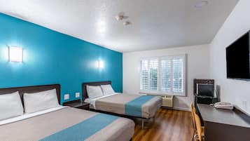 Free WiFi, bed sheets