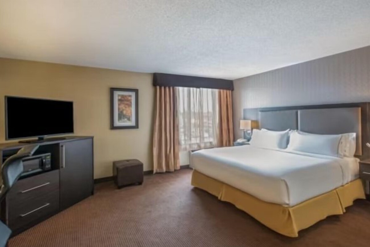 Standard Room, 1 King Bed, Non Smoking | Desk, laptop workspace, blackout curtains, soundproofing