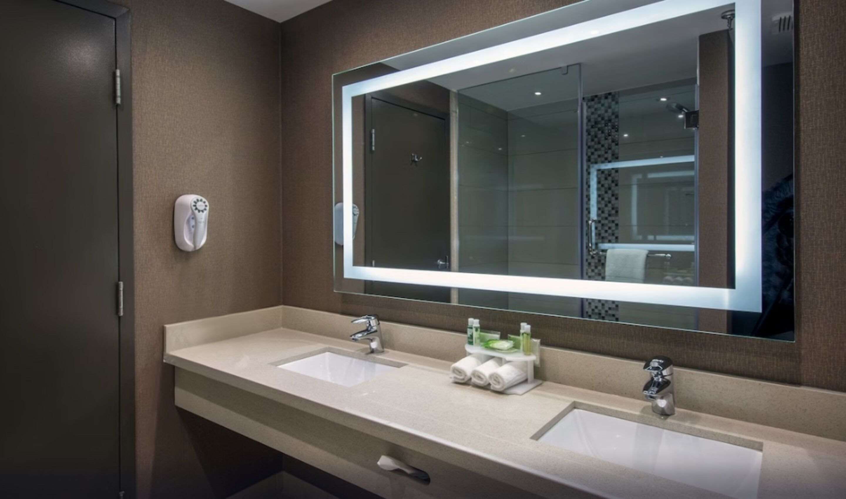 desk, laptop workspace, blackout curtains, soundproofing