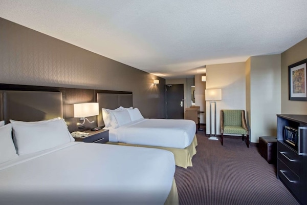 Standard Room, 2 Queen Beds, Non Smoking | 1 bedroom, desk, laptop workspace, blackout drapes