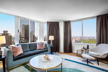 55-inch LCD TV with cable channels, TV, pay movies at The Luxury Collection Hotel Manhattan Midtown