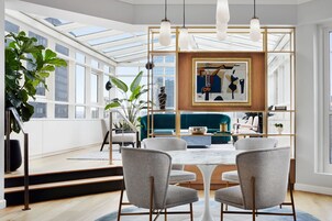 Suíte, 1 quarto (View) | Lençóis italianos Frette, roupas de cama premium, frigobar