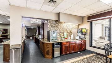 Free daily buffet breakfast