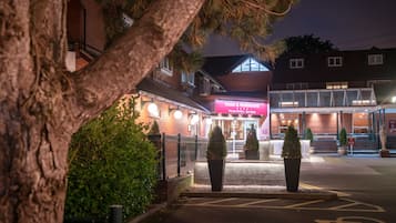 Front of property – evening/night