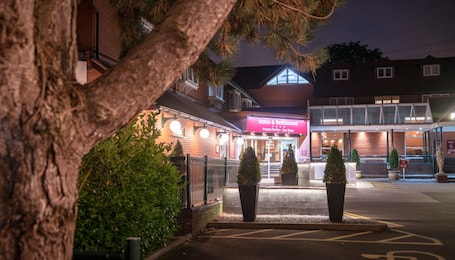 Front of property - evening/night