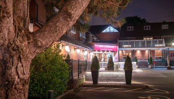 Front of property - evening/night
