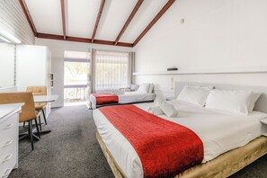 Habitació doble o amb dos llits individuals bàsica (Economy) | Planxa i posts de planxar, wifi gratuïta, roba de llit i despertador 