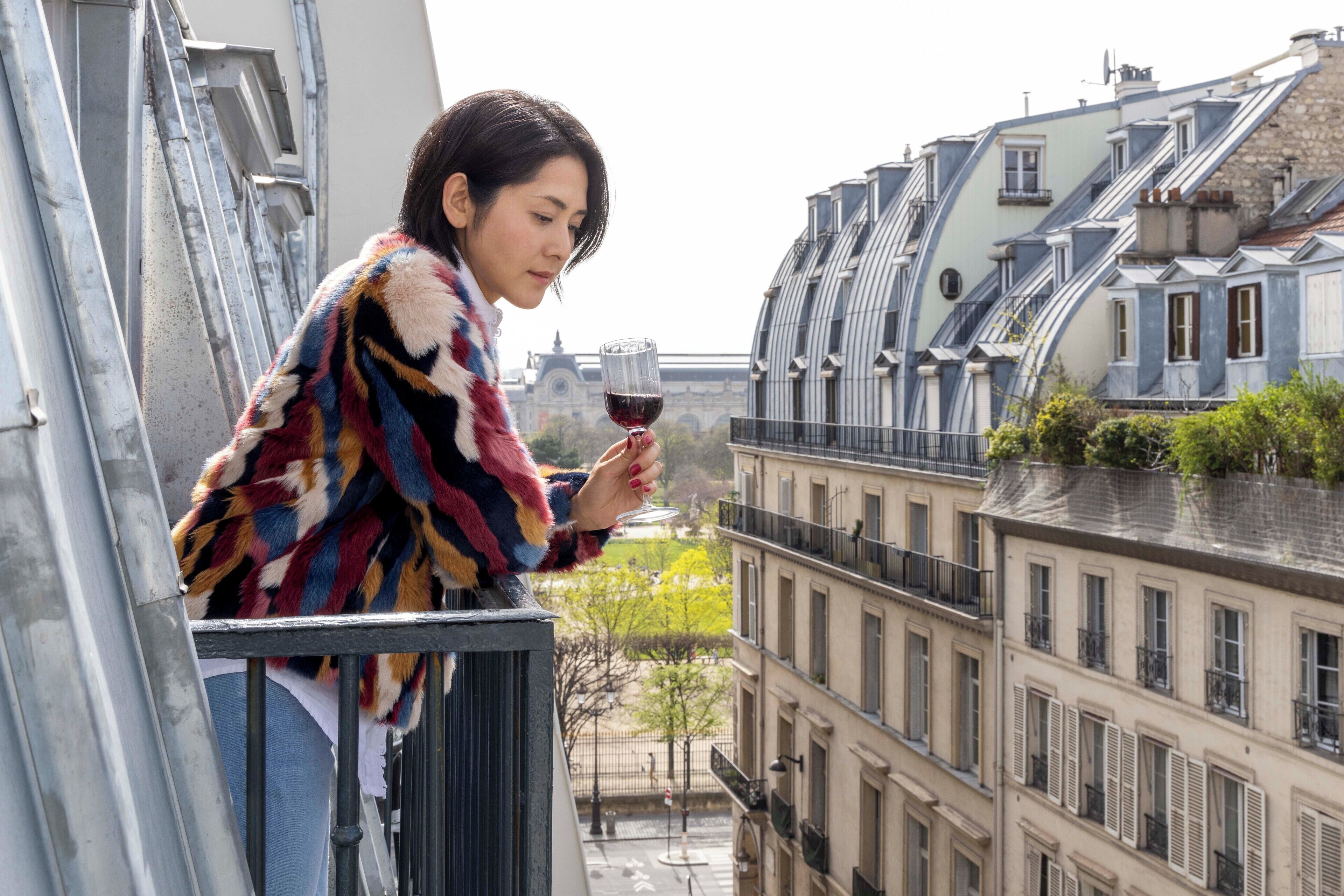 romantic double or twin room (cosy) | balcony view