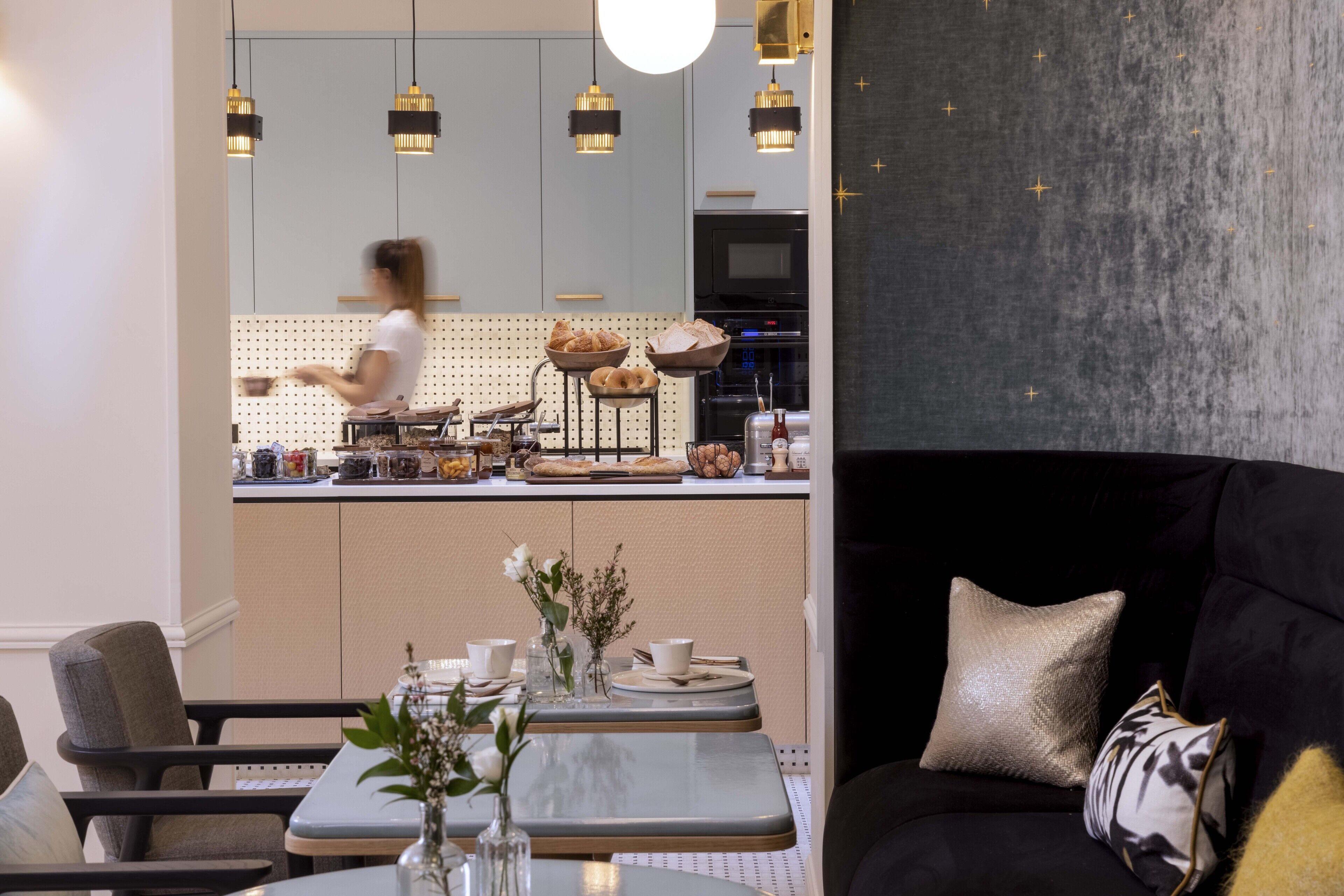 daily buffet breakfast (eur 22 per person)