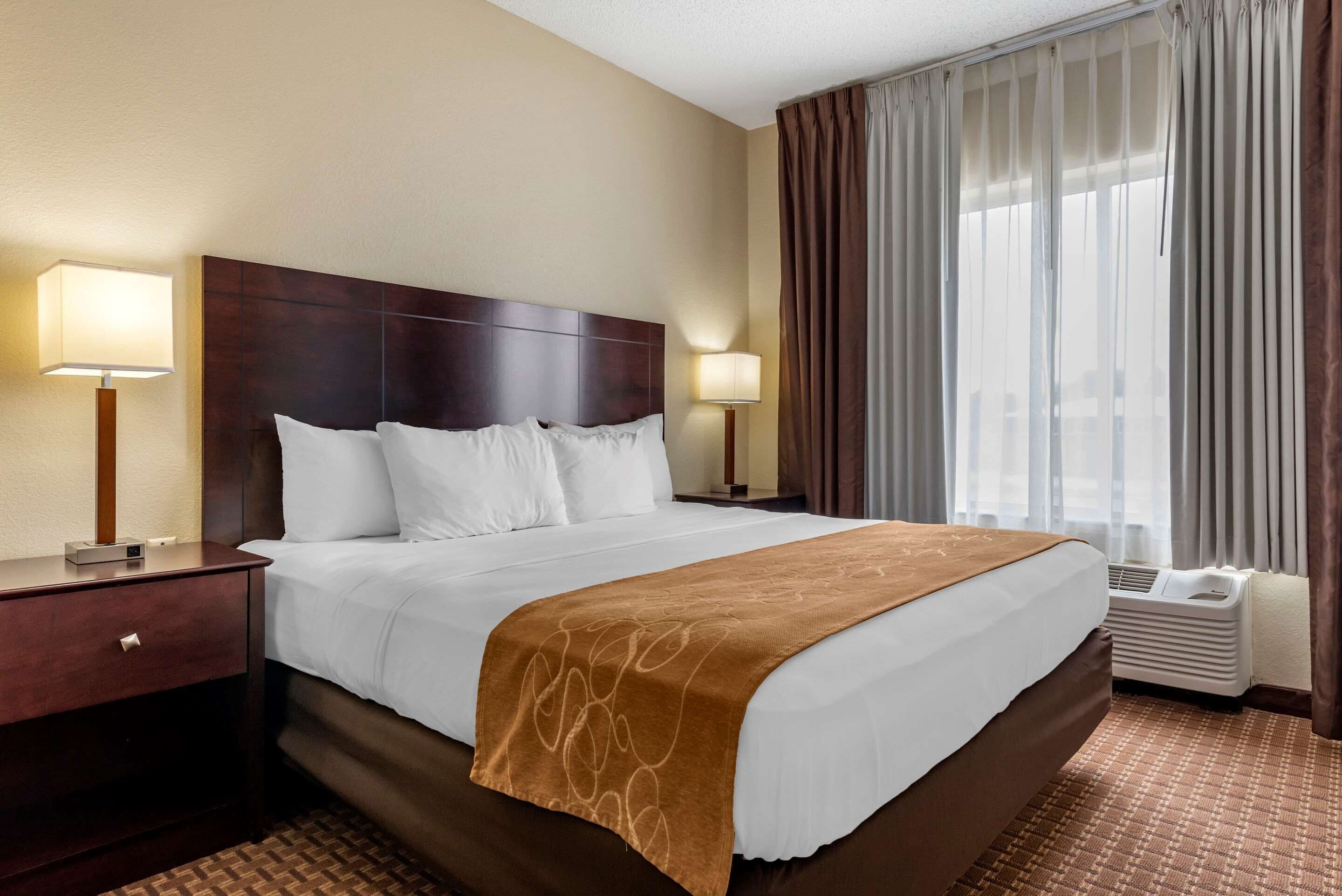 suite king size walk in shower | premium bedding, in-room safe, desk, iron/ironing board
