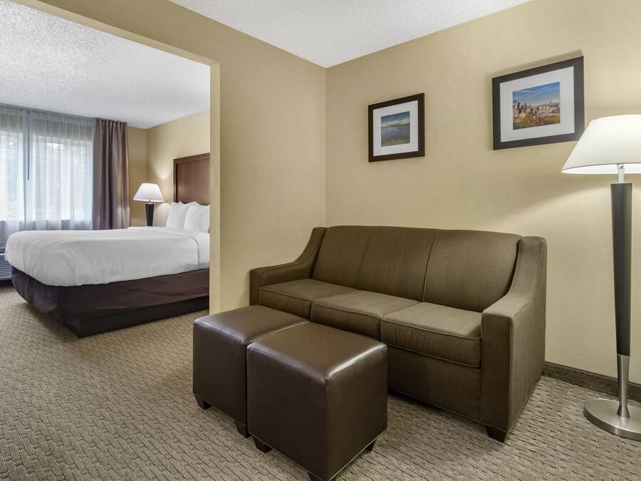 Pillow-top beds, blackout curtains, iron/ironing board, free WiFi