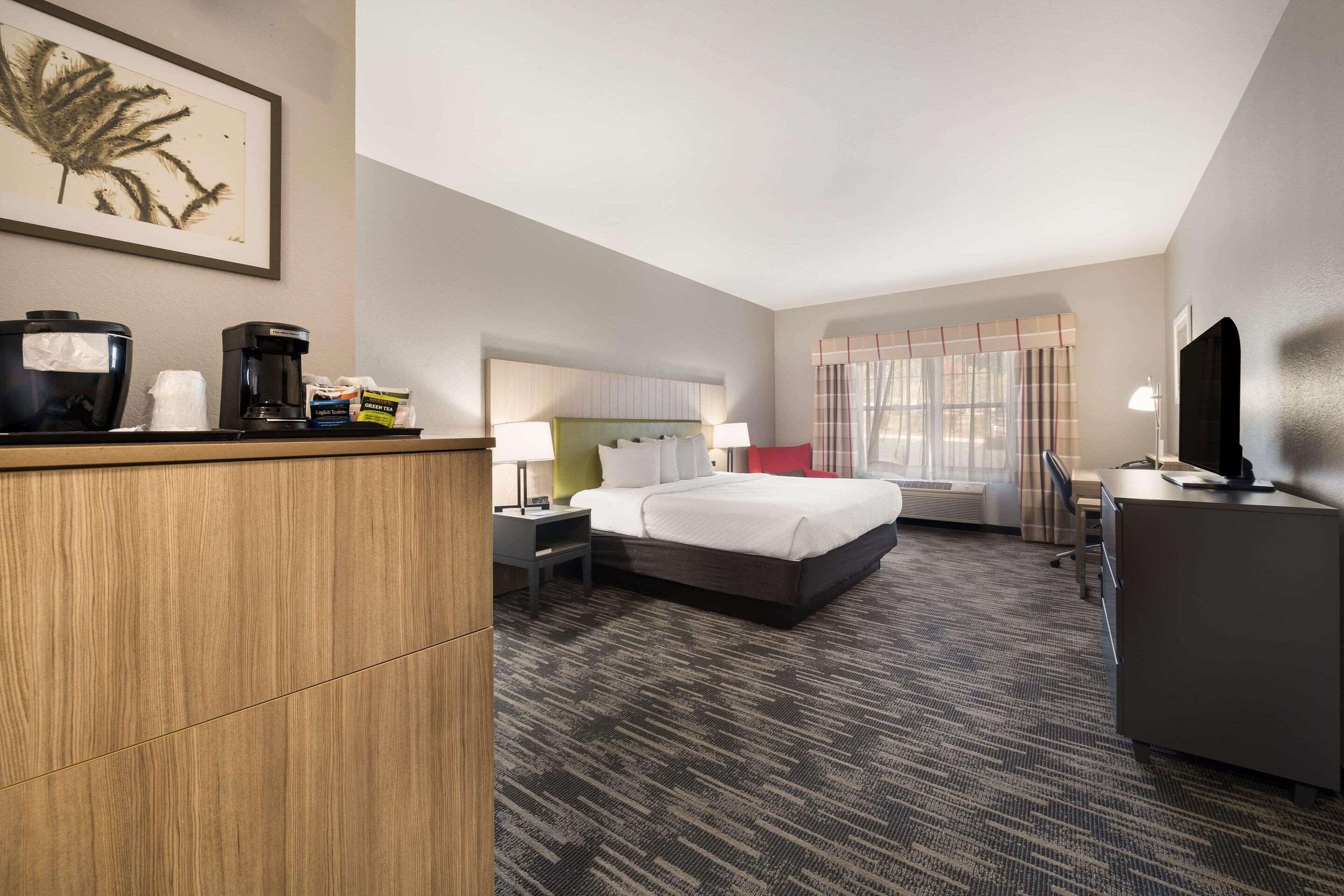 blackout curtains, iron/ironing board, free cots/infant beds