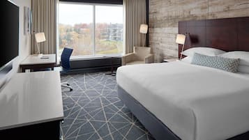 Premium bedding, pillowtop beds, desk, soundproofing