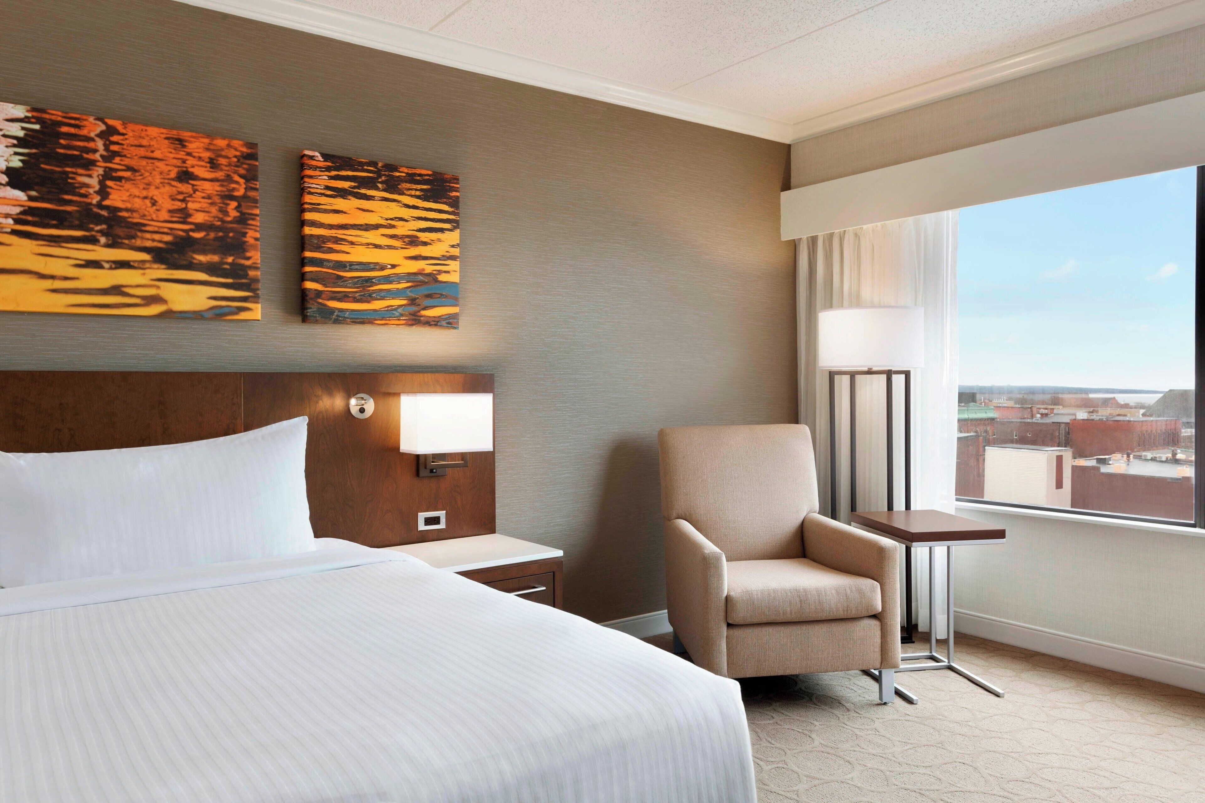 room, 1 king bed, harbour view | desk, laptop workspace, blackout curtains, iron/ironing board