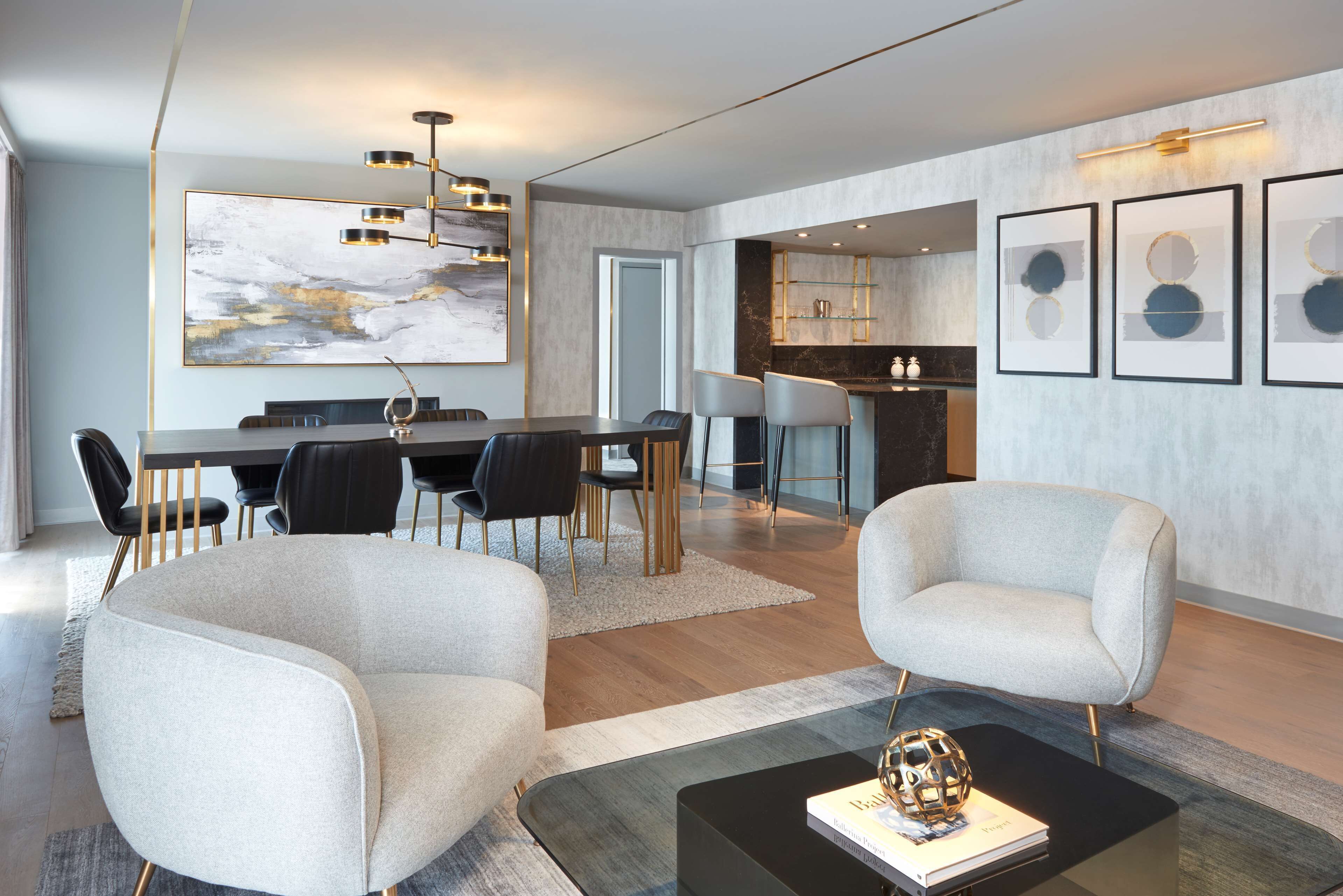 Meadowvale One Bedroom Suite | Living area | 32-inch LCD TV with cable channels, TV, pay movies