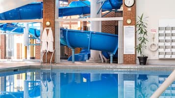 Indoor pool, seasonal outdoor pool