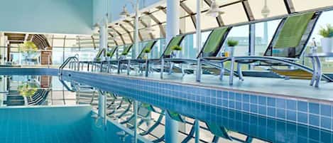 2 indoor pools, sun loungers