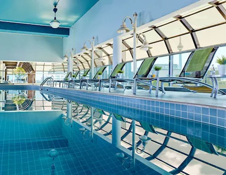 2 indoor pools, sun loungers. Chelsea Hotel, Toronto
