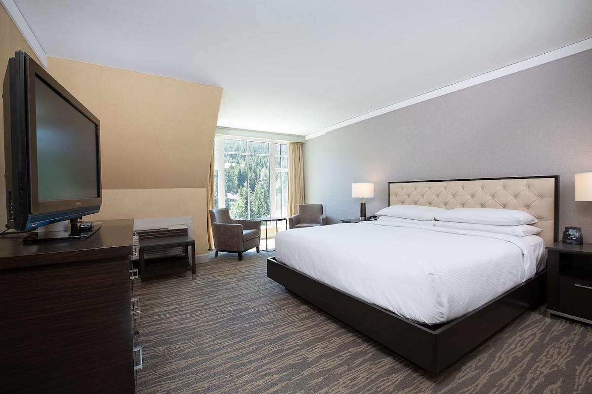 Premium bedding, down duvets, in-room safe, desk