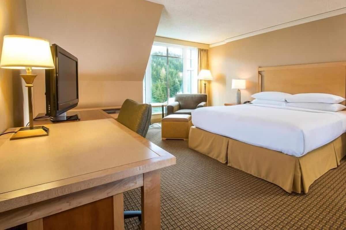 Premium bedding, down duvets, in-room safe, desk