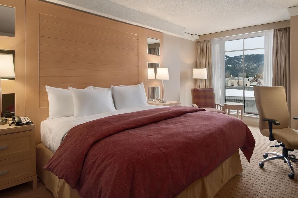 Premium bedding, down duvets, in-room safe, desk