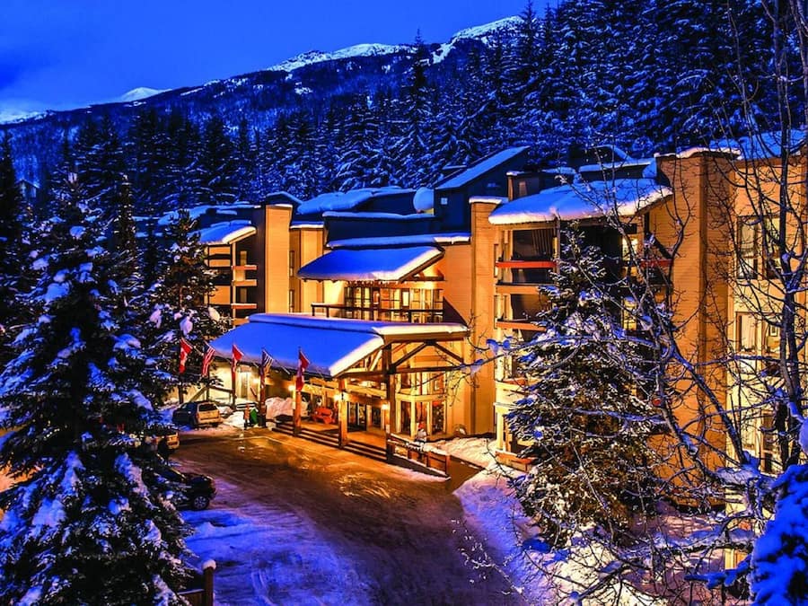 Front of property – evening/night