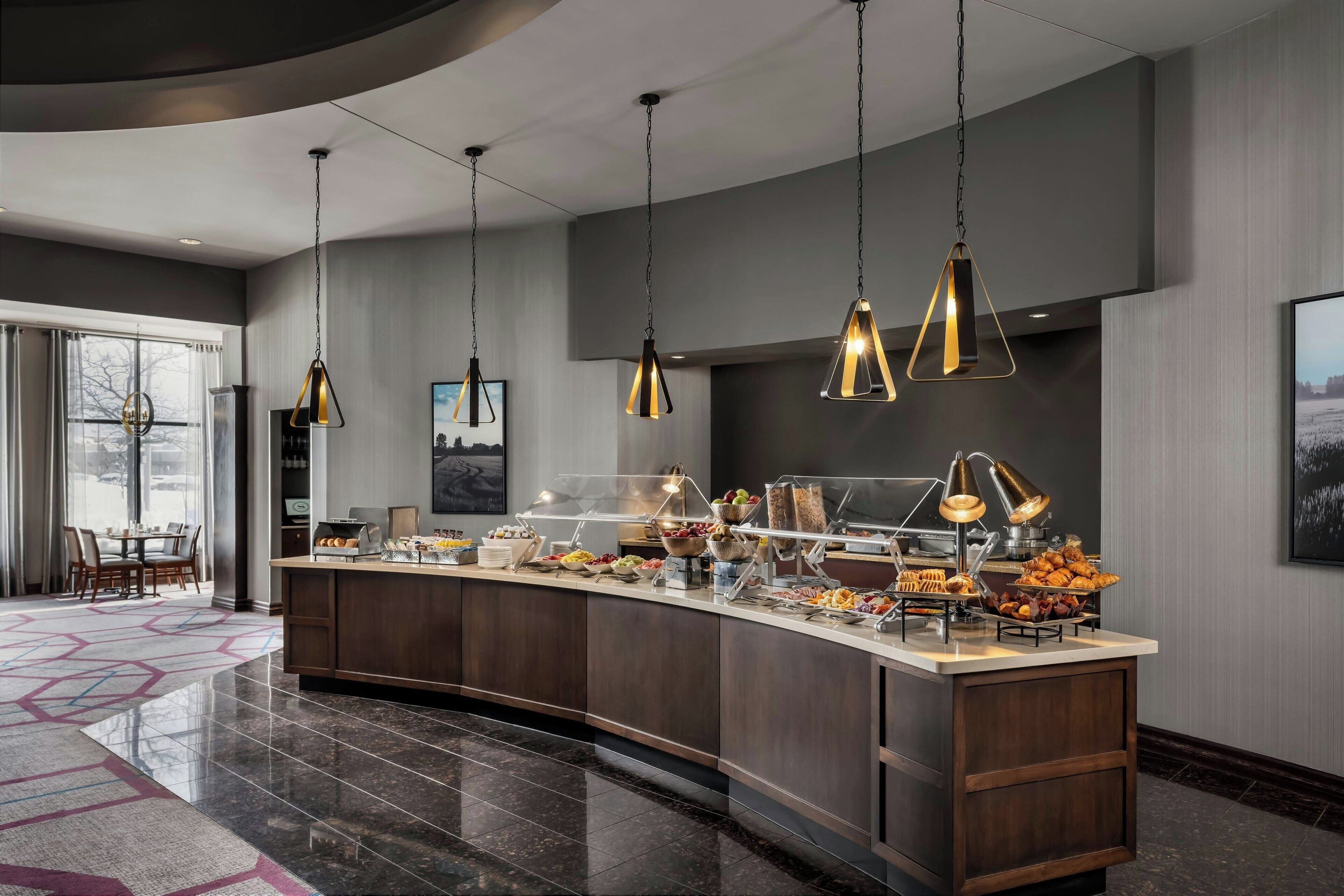 Daily buffet breakfast (CAD 23 per person)