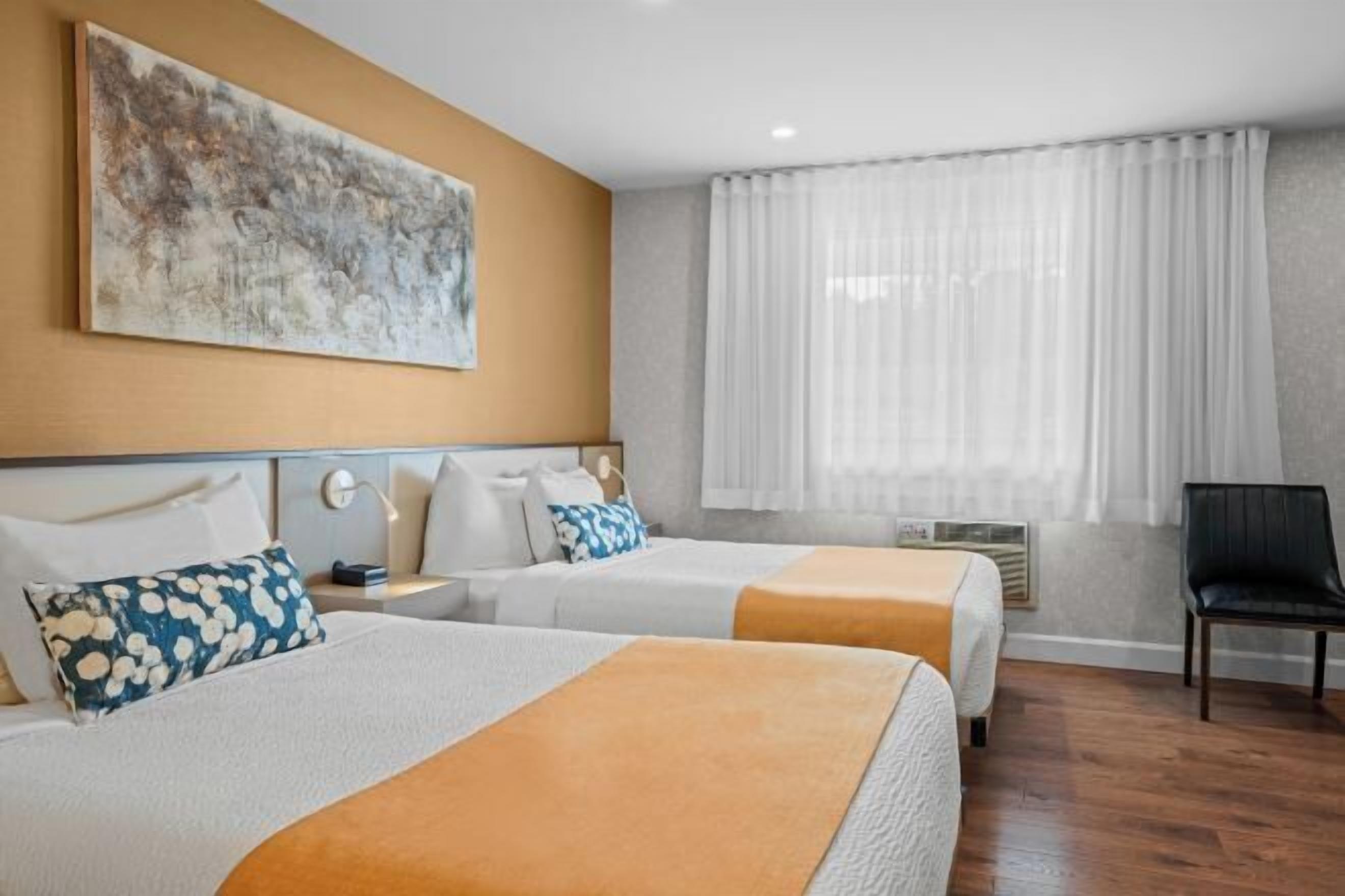 Premium bedding, individually decorated, individually furnished, desk