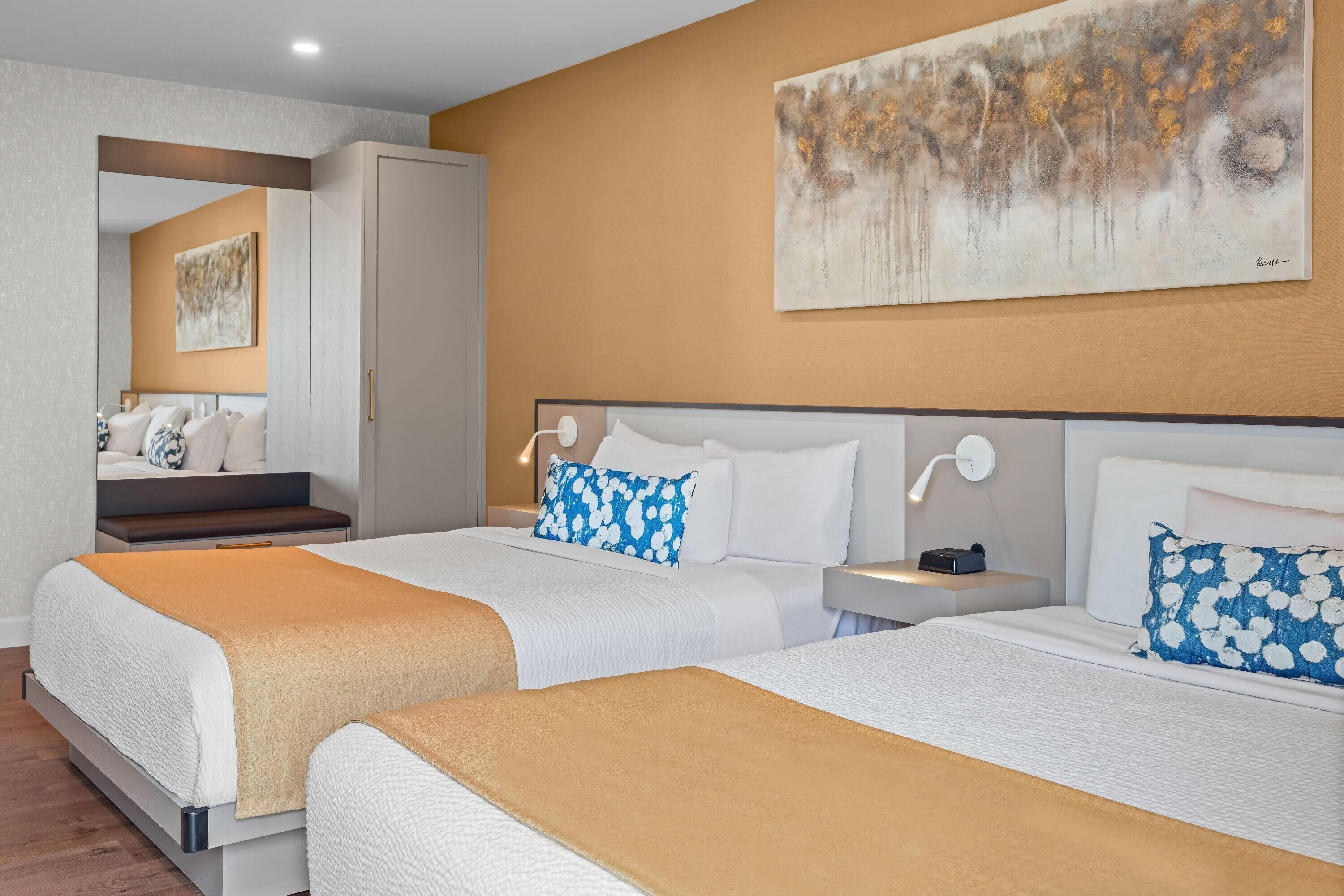 room, 2 queen beds, non smoking, balcony (garden side) | premium bedding, individually decorated, individually furnished, desk